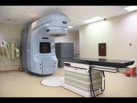 The state-of-the-art Linear Accelerator (LINAC) at the newly opened National Cancer Treatment Centre at the Cornwall Regional Hospital in St James