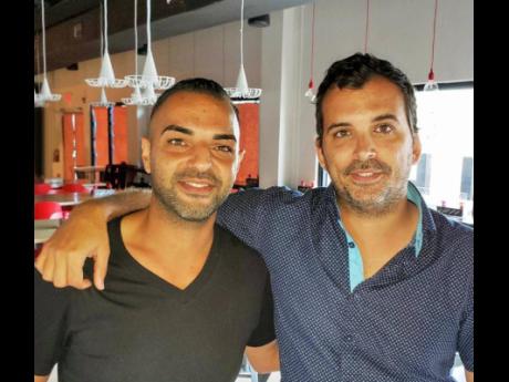 Marco Mauthner, Director of Food and Beverage (right), with Restaurant Supervisor, Kamyar Behzad, at Bonfire Urban Italian Kitchen.