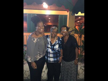 
From left: Courtni Jackson, her grandmother Barbara Smith, and mother karen.