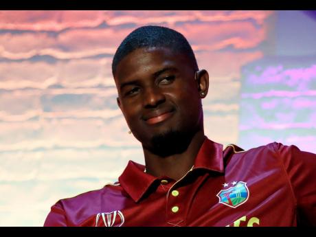 West Indies’ Jason Holder  during the Captain’s Press Conference, in London, yesterday. 