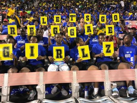 ‘Lets Go Reggae Girlz’. WATA sponsored schoolgirl footballers sent a powerful message to Jamaica’s senior female football team on Sunday at the National Stadium. Over 500 schoolgirl footballers and their coaches attended the match with the support of WATA. 