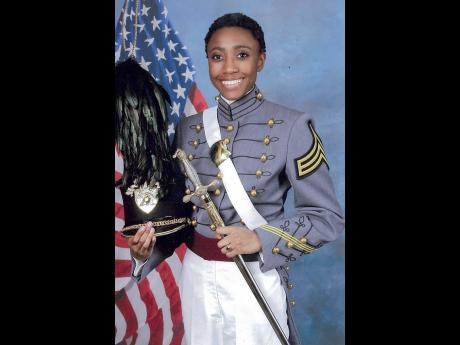 
Kate Campbell, graduate of West Point with Jamaican family roots.