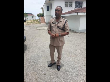 Superintendent Kirk Ricketts, commanding officer in charge of Trelawny. 