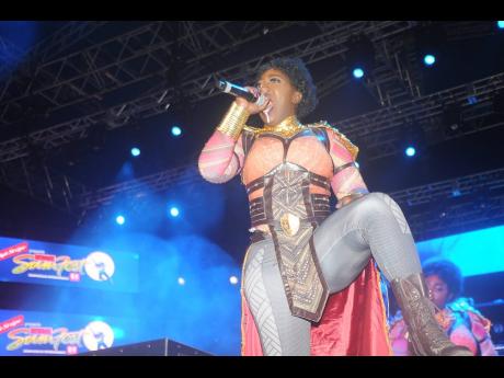  Spice at Sumfest on dancehall night. 