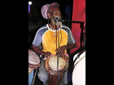 
Caught up in the rhythm at the recent Itopia Life launch is King Tebah of the Rastafari Indigenous Village out of Montego Bay.