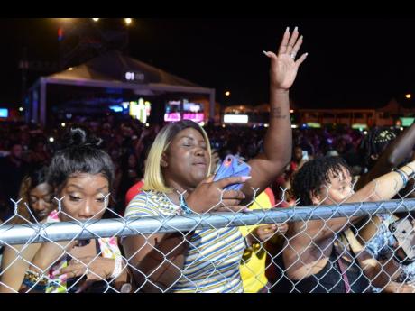 Patrons enjoy a Sumfest performance on the weekend. There are concerns that the festival has outgrown its Catherine Hall home.
