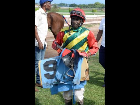 Jockey Shane Ellis is expected to ride SPARKLE DIAMOND to a win today at Caymanas Park.