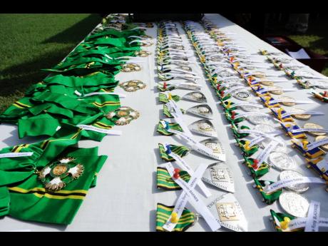 A selection of national awards conferred annually on Jamaicans for service to their country and fellowmen.
