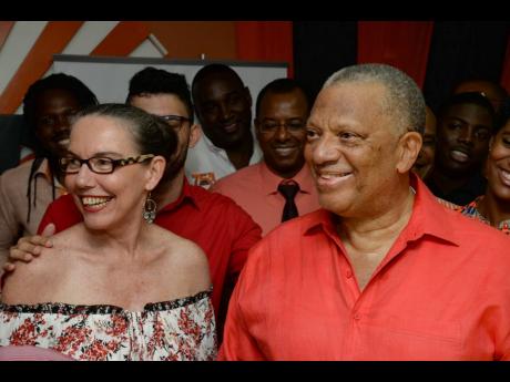 Dr Peter Phillips (right) and his wife, Sandra Minott-Phillips.
