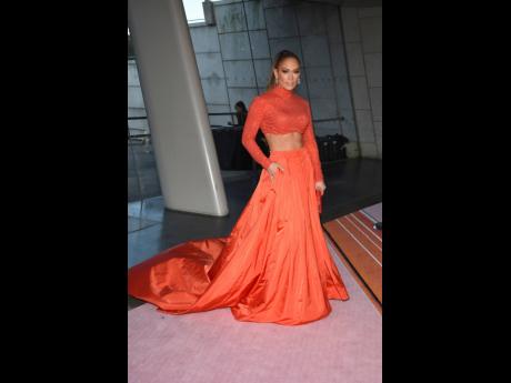 Jennifer Lopez attending the CFDA Fashion Awards at the Brooklyn Museum in June.