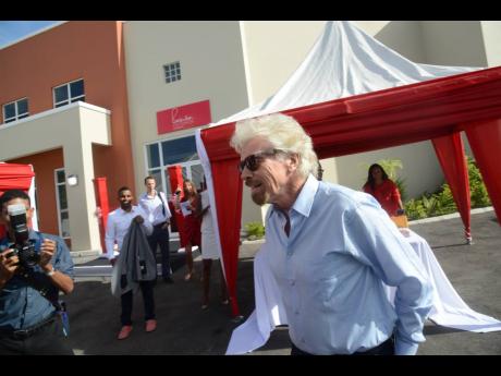 Philanthopist Sir Richard Branson participates in the relaunch of the Branson Centre, at its relocation from Montego Bay to Kingston in June 2017.