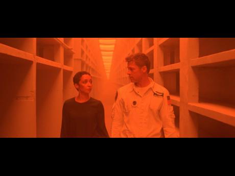 This image released by 20th Century Fox shows Ruth Negga (left) and Brad Pitt in a scene from ‘Ad Astra,’ which opened in theatres on September 20. 