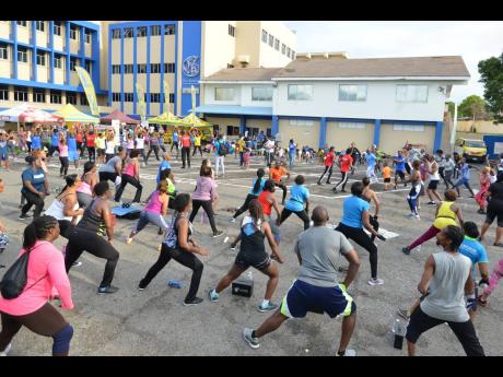 Close to 300 persons turned out for the launch of Season 3 of The Gleaner’s Fit 4 Life health and fitness programme at the media house’s 7 North Street, Kingston, headquarters.