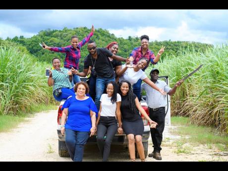 Members of the Lifestyle team who made the journey to rum country with the help of special guide Master Blender Joy Spence!