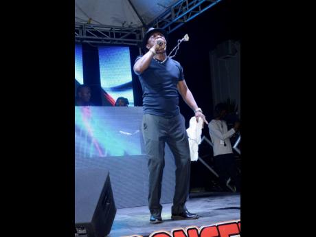 Veteran selector, Ricky Trooper, takes centre stage at Killamanjarro’s 50th anniversary celebration on Saturday night at House of Dancehall, Cargill Avenue, St Andrew.