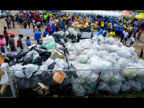 Some 1,466 bags of garbage weighing approximately 22,000 pounds were collected at the Jamaica Environment Trust 2019 ICC flagship site.