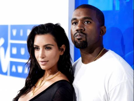 Kim Kardashian West and Kanye West. 