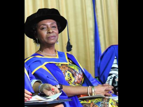 Congressman Yvette Clarke, who received an honorary Doctor of Laws at UTech’s graduation ceremony on the weekend. 