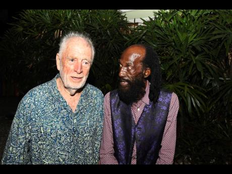 Chris Blackwell (left) supported the restoration of 'No Place Like Home', starring iconic Jamaican actor Carl Bradshaw (right).