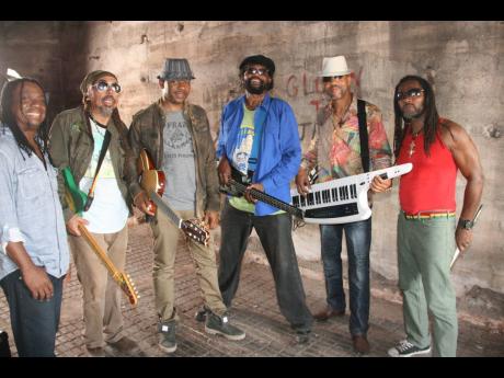 Stephen ‘Cat’ Coore (second left) with other members of the band, Third World.
