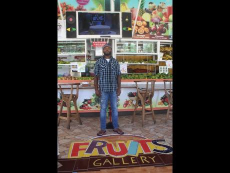 Photos by Alphonso Foster in his store, Fruits Gallery, located on Caledonia Road in Mandeville.