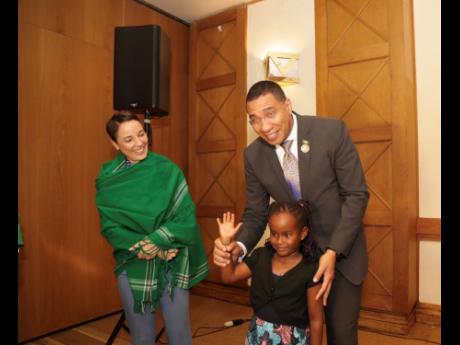 Prime Minister Andrew Holness and Foreign Affairs and Foreign Trade Minister Senator Kamina Johnson Smith engage the Jamaican Diaspora in Kenya.