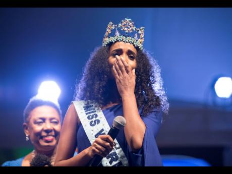 Miss World Toni-Ann Singh emotively expressed gratitude for support from fans, sponsors, and the minister of culture, gender, entertainment and sport on stage at Emancipation Park moments after being presented with the Key to Kingston.  