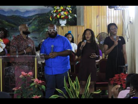 A section of Euphony performing at Meadowvale Seventh-day Adventist Church musical extravaganza last Saturday