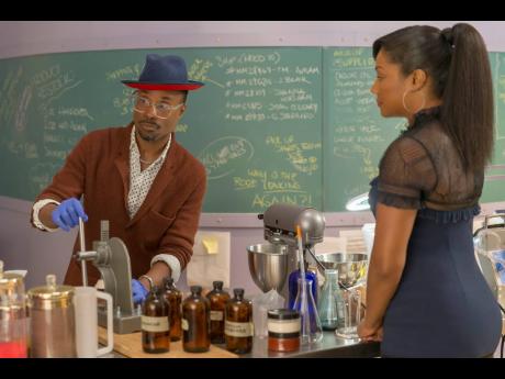 Billy Porter (left) and Tiffany Haddish in a scene from ‘Like a Boss.’ 