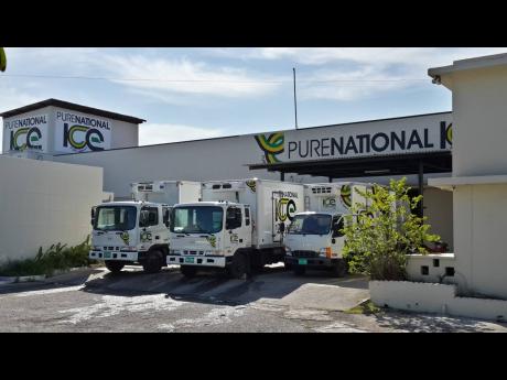Pure National Ice Company in Kingston. The company’s merger with Happy Ice has passed scrutiny by the Fair Trading Commission.