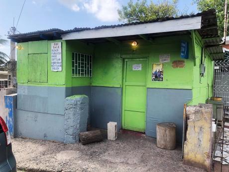 Miss Nancy’s shop on Angel Drive in Old Harbour Glades where she was killed by gunmen.