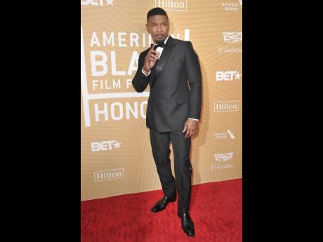 Jamie Foxx attends the American Black Film Festival Honors Awards at the Beverly Hilton Hotel on Sunday, in Beverly Hills, California. 