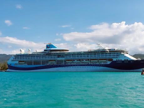A TUI cruise ship docked in Montego Bay on Tuesday. Jamaica’s cruise industry is bracing for fallout as the global novel coronavirus outbreak has triggered a strict health and travel history reporting protocol which has caused friction with at least one major cruise line.
