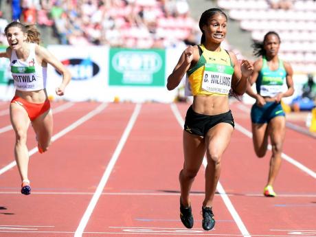 Jamaica’s Briana Williams wins the 200m gold to complete the sprint double at the World Athletics Under-20 Championships in Tampere, Finland on Saturday, July 14, 2018.