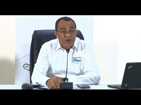 Minister of Health and Wellness Dr Christopher Tufton.
