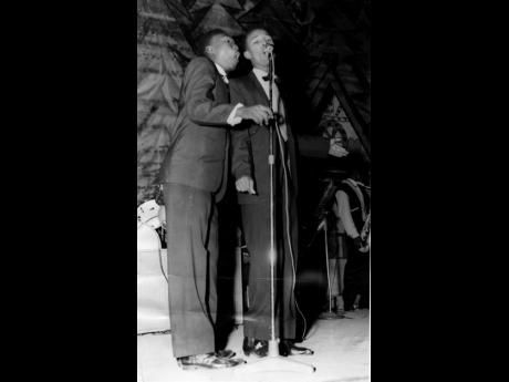 Alton Ellis (left) and Eddie Parkins of Alton and Eddie, the duo responsible for the hit ‘Muriel’.