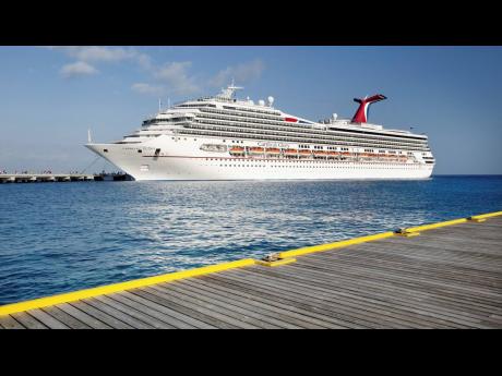 The ‘Carnival Glory’, on which hundreds of Jamaican crew members are aboard.