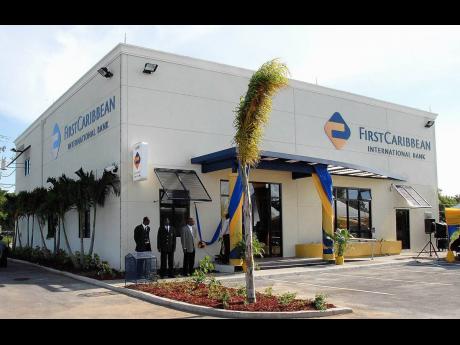 A branch of CIBC FirstCaribbean International Bank in Kingston, Jamaica.
