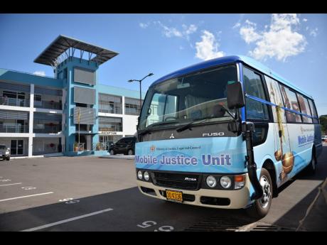 The Ministry of Justice’s Mobile Justice Unit rolled into Trelawny last Friday.