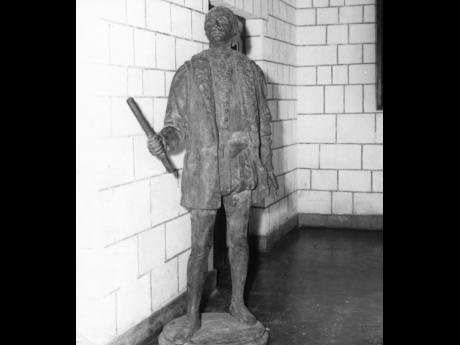 1957: The six-foot-six-inches bronze statue of Christopher Columbus that was unveiled by American consul general in Jamaica Arthur Ringwalt at Seville.