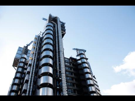 The Lloyd's building in London.