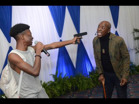 ASHE members perform at the UNICEF Jamaica in collaboration with the ASHE Company ‘Talk De Tings: Students Speak Up about Violence in Schools’ at The Jamaica  Pegasus hotel in new Kingston in November 2018.