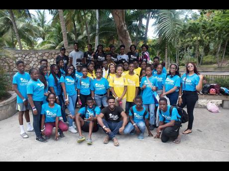 A group of students who participated in the Dream Jamaica summer programme.