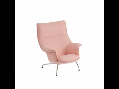 This photo courtesy of Knoll shows a soft rosy-peach tone lounge chair in the Knoll + Muuto Work From Home Collection. This Muuto Doze Lounge Chair has a hip 1970s Scandi vibe. Ice cream is one of summer’s pleasures.