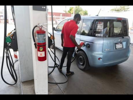 A fire extinguisher was seen at each gas pump at the Epping Gas Station located on Orange Street in Kingston yesterday. The supervisor said staff are constantly reminded of procedures in the event of an emergency.