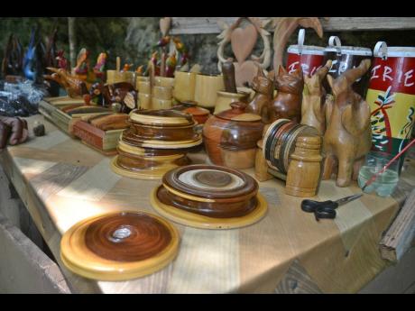 Craft items for sale  in Ocho Rios. 