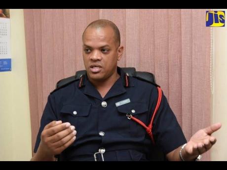 Jamaica Fire Brigade public relations officer Emeleo Ebanks.
