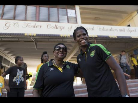 Reggae Girlz’s celebration in honour of the team’s qualification for the 2019 FIFA Women’s World Cup.