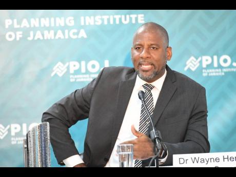 File 
Dr Wayne Henry, director general of the Planning Institute of Jamaica.