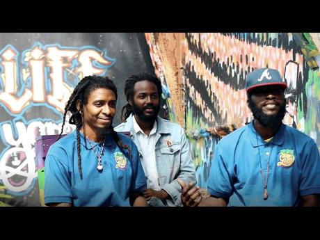 Members of Life Yard eco-village (from left) Romaine Allen, Danijah Taylor, and Corey Jackson were selected by public nomination for the Supreme Heroes programme.  In addition to being a restaurant and eco-tourism location, Life Yard hosts a homework centr